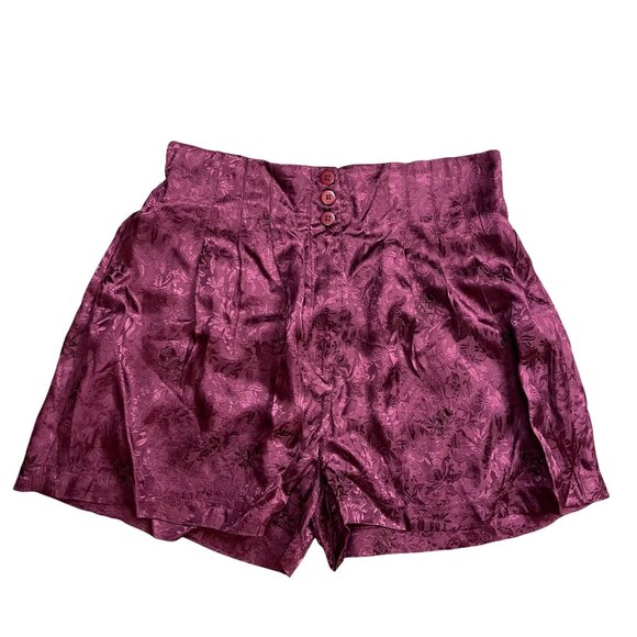 Free People Go Your Own Way Jacquard Shorts‎ Women's Medium High Rise Rayon NEW - Picture 1 of 14